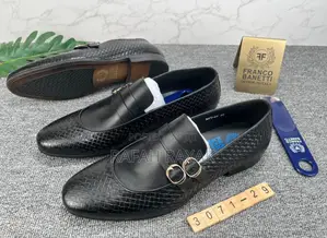 Original Black Men’S Super Classic Franco Banetti Loafers