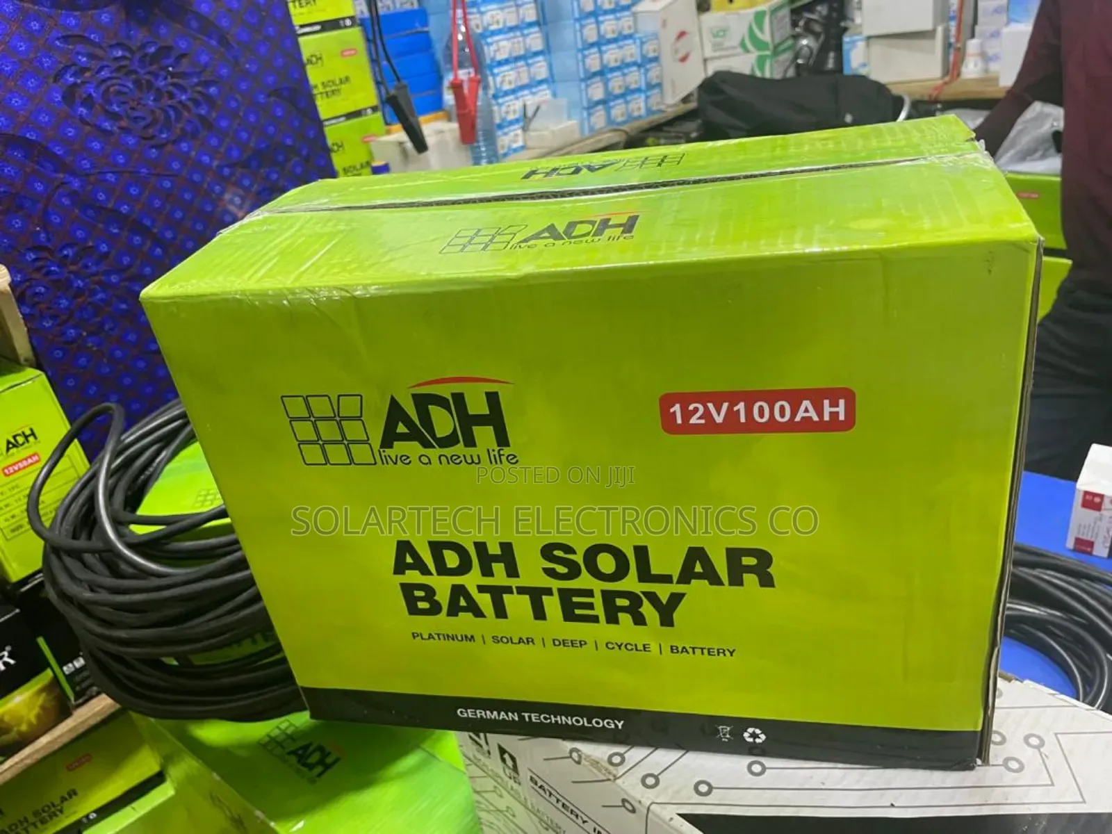 100ah German Technology Adh Solar Powder Battery Nova