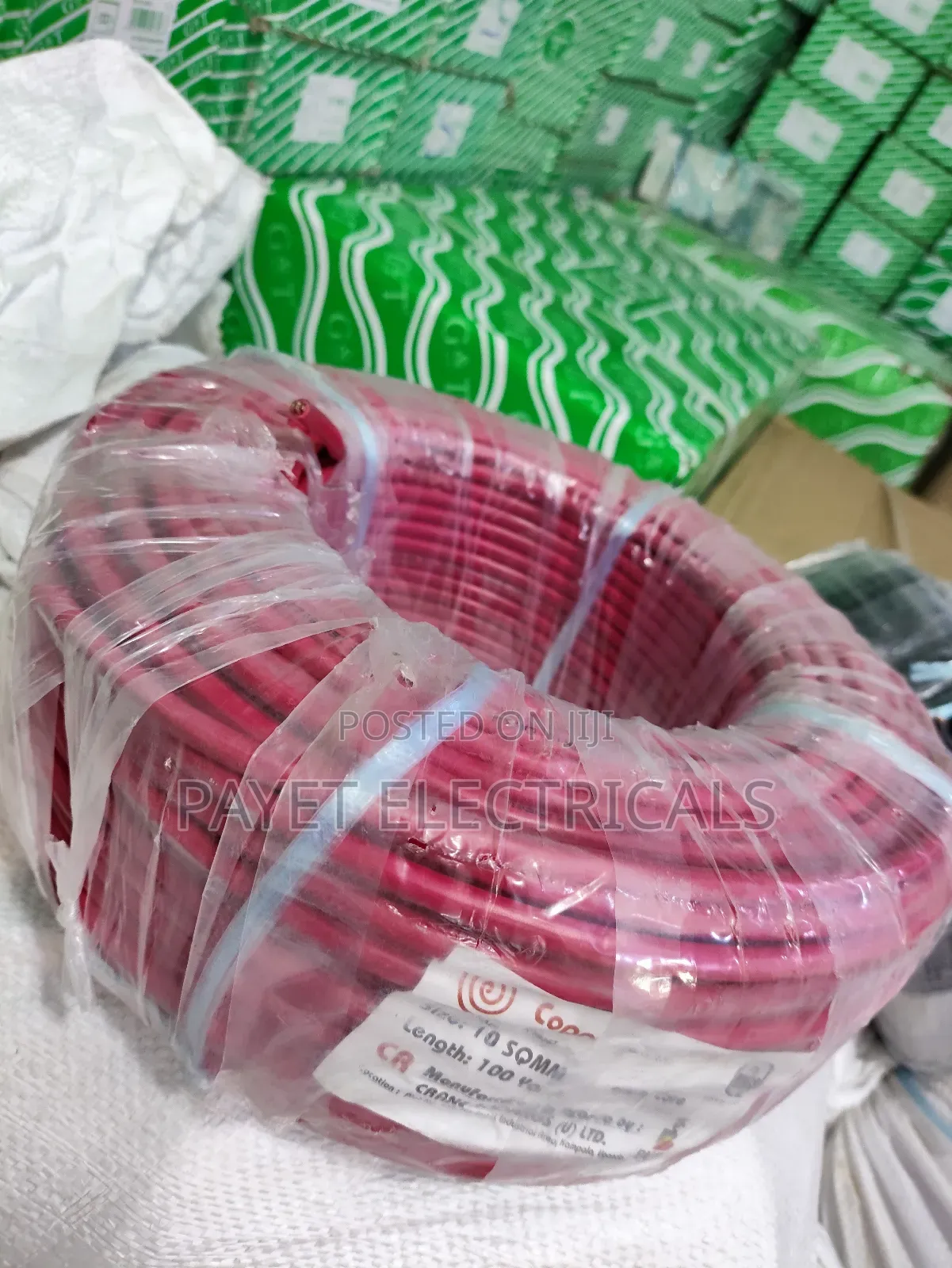 Red 10mm Single Core Cable