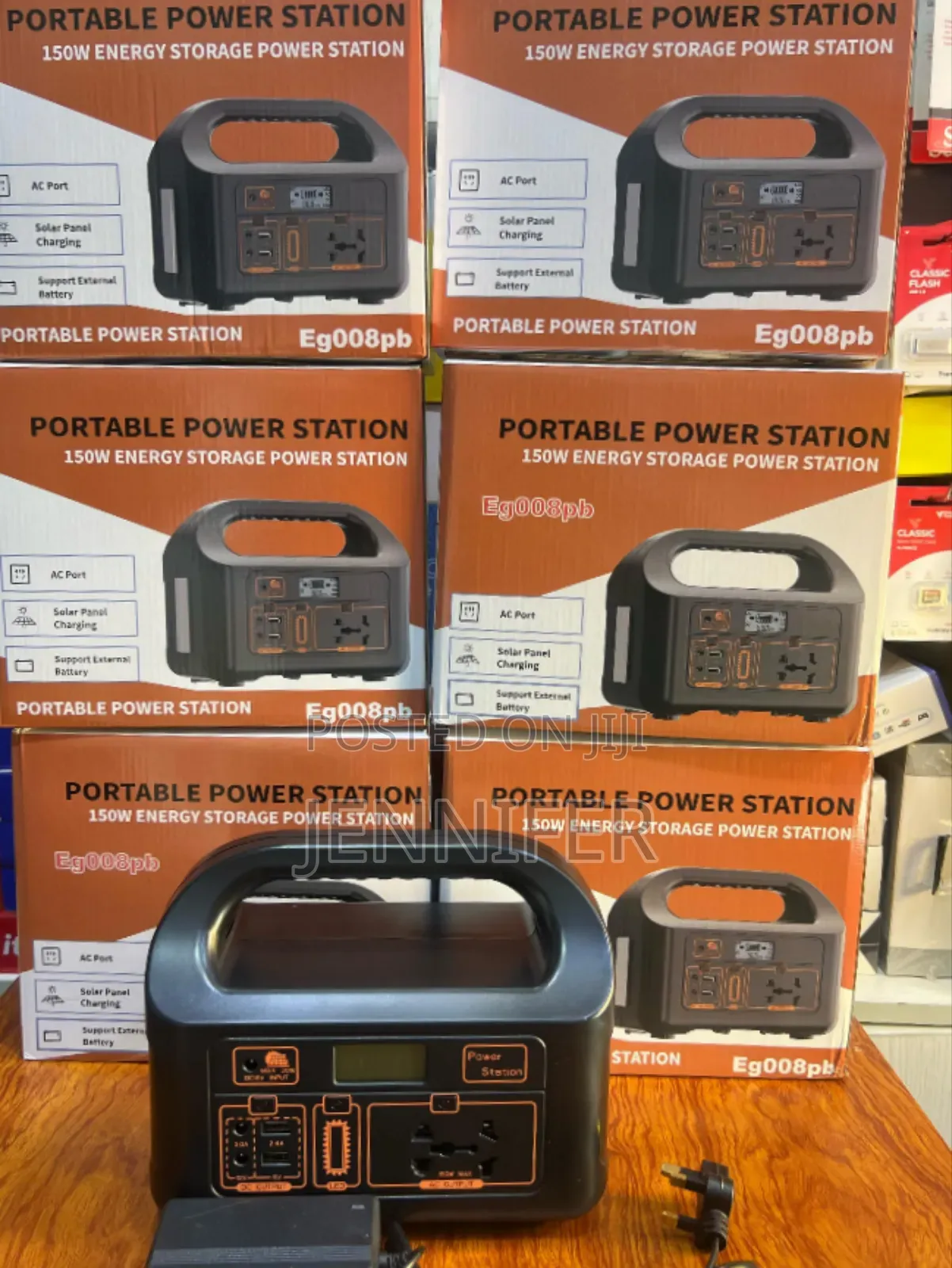 Portable Power Station 150w Black