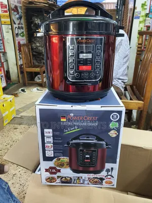 Power Crest Pressure Cooker-red 7l