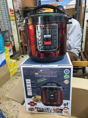 Power Crest Pressure Cooker-red 7l