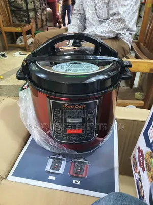 Power Crest Pressure Cooker-red 7l