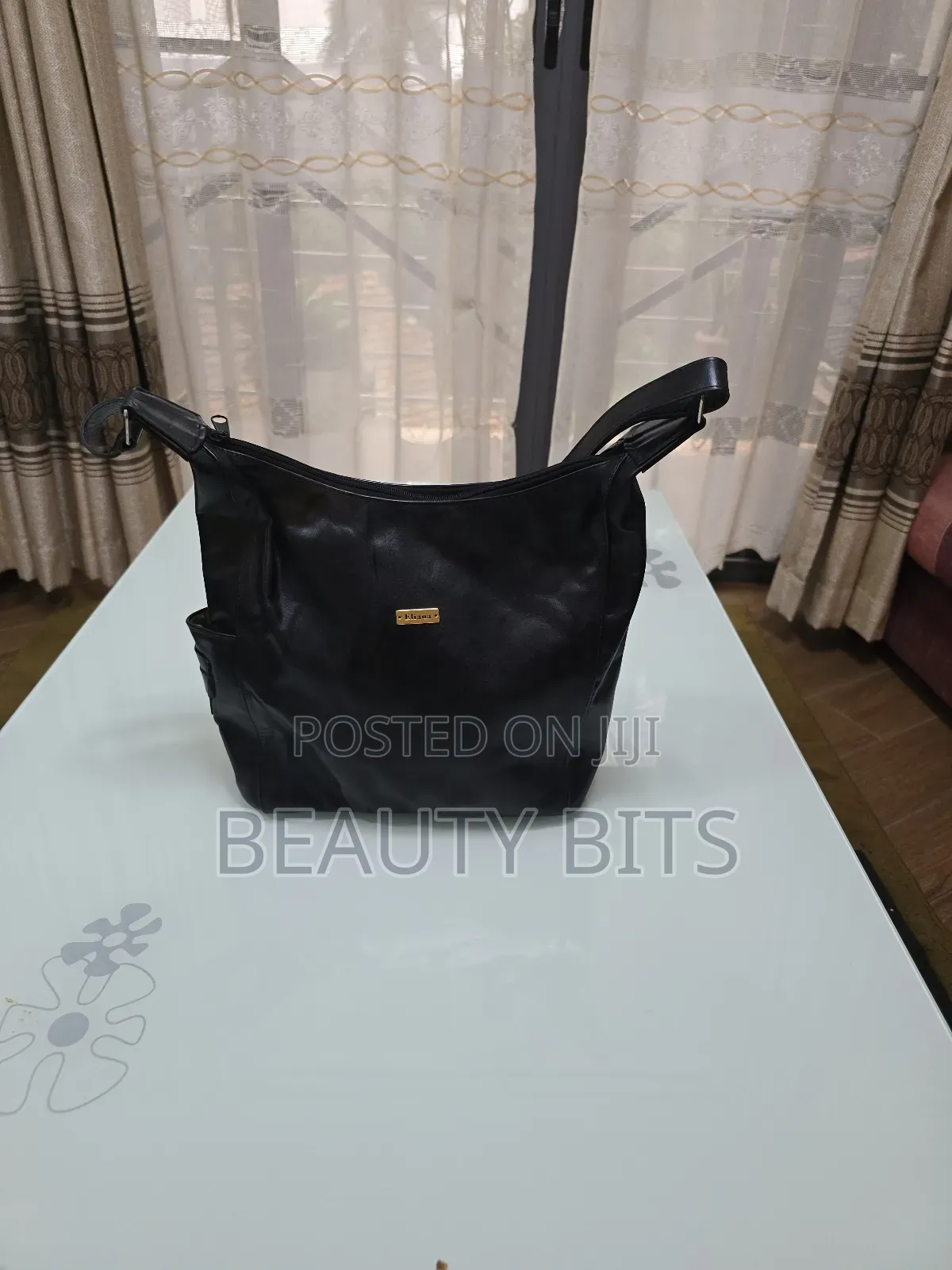 Black Hand Bag Leather