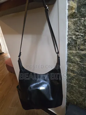 Black Hand Bag Leather