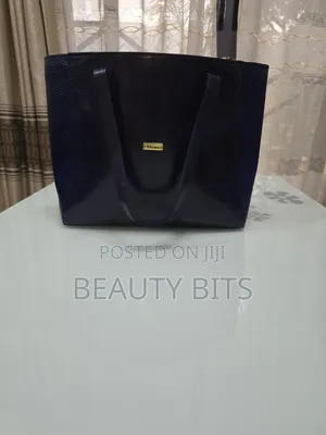 Tote Bag Leather Deep Blue