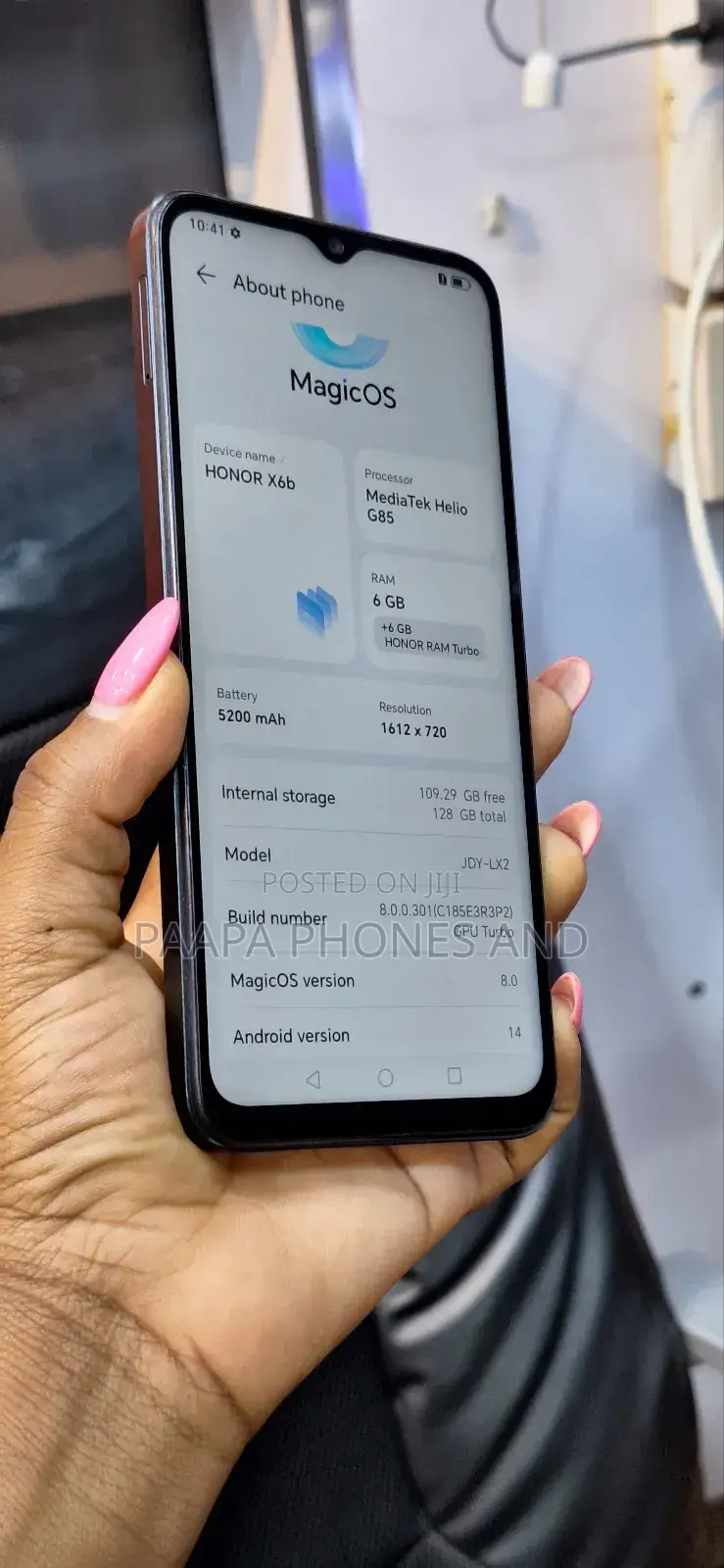 Honor X6b 128 GB Black