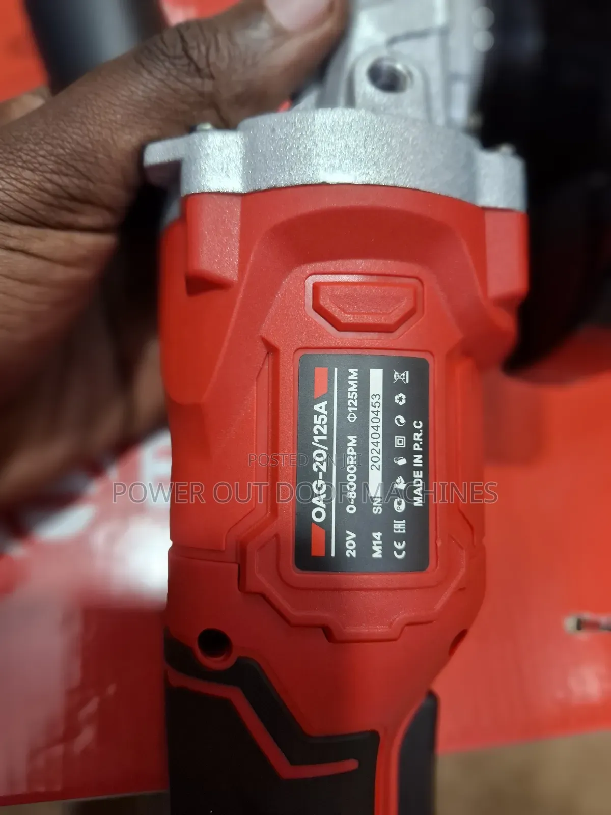 Cordless Angle Grinder
