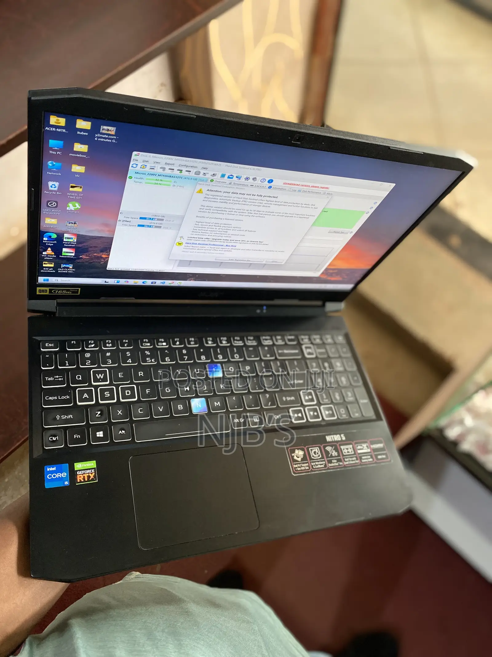 Laptop Acer Nitro 5 16GB Intel Core I5 SSD 500GB