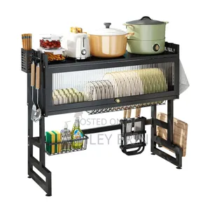 3 Tier Over Sink Dish Rack Steel Dish Drainer