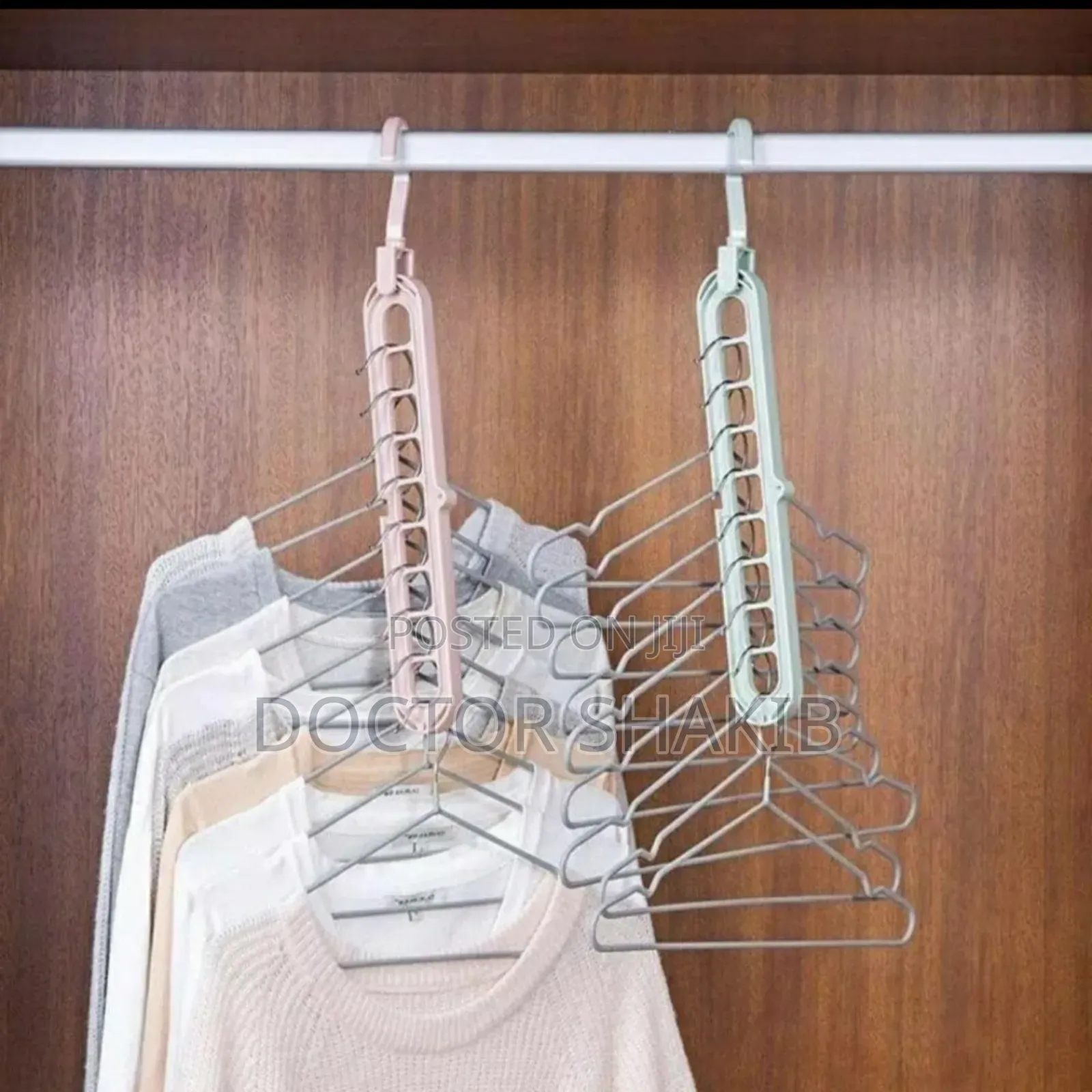 Strong 2pcs Multifunction Foldable Storage Hangers