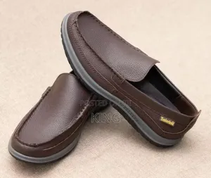 Timberland Men's Brown Leather Slip-on Loafer Moccasin