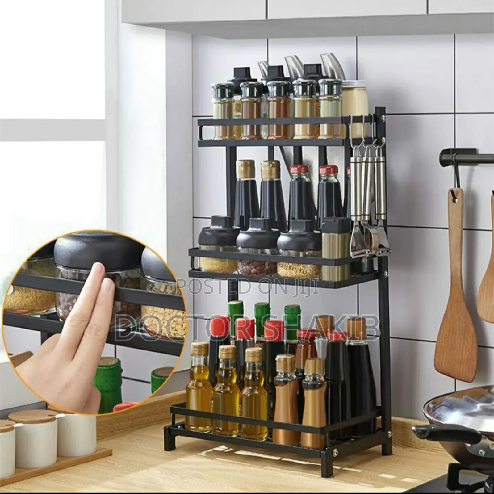 Multifunctional Spice Rack or Countertop Organizer
