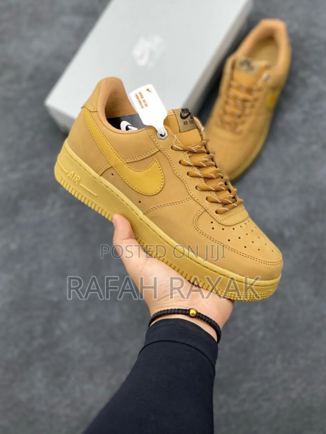 Original Brown Suede Nike Airforce 1 Sneaker