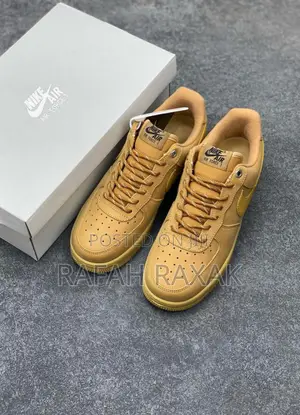 Original Brown Suede Nike Airforce 1 Sneaker