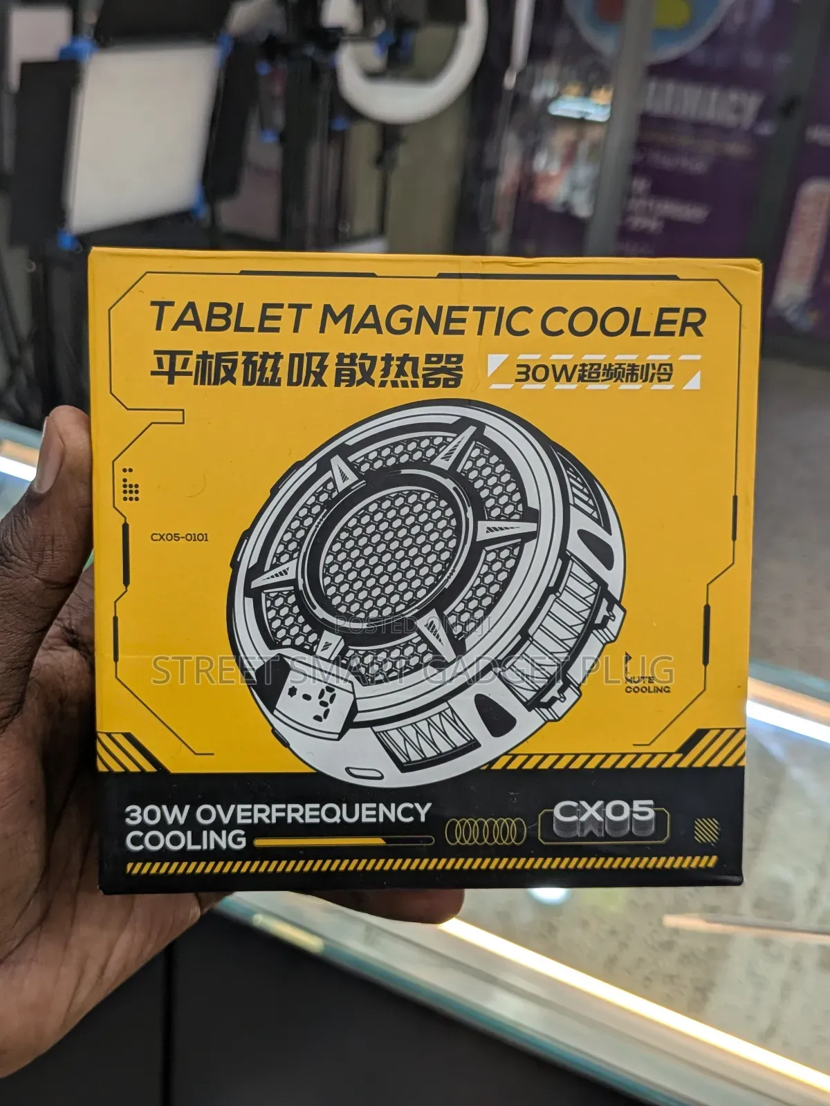 Tablet Magnetic Cooler (30watts Over Frequency Cooling)