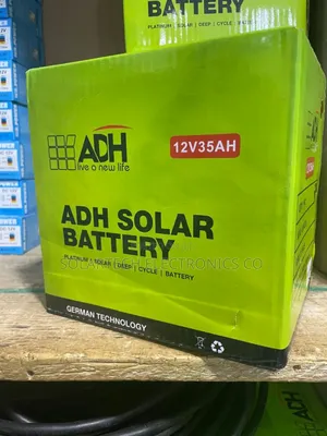 35ah Durable Adh German Technology Solar Battery Wawa