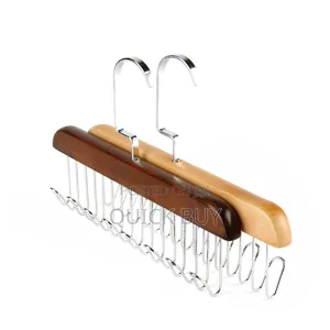 Multifunctional Wooden Hanger