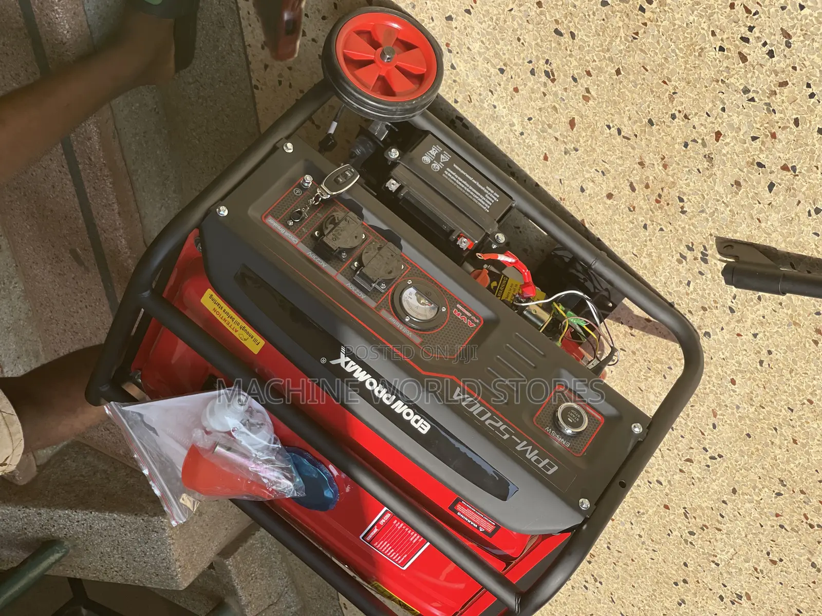Button Start Edon Promax 5kva Generator