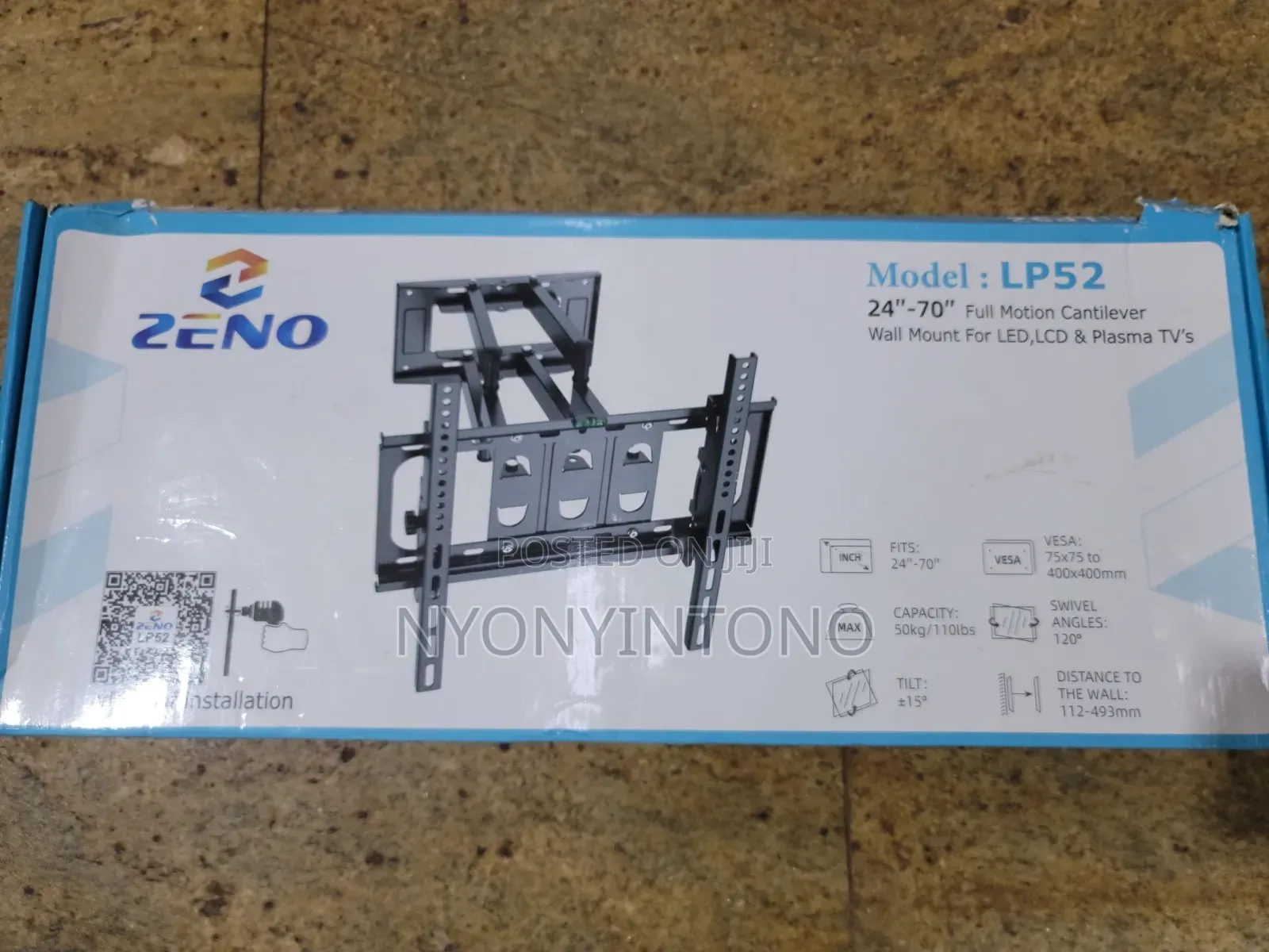 24"-70" Full Motion Plasma Tv Wall Mount