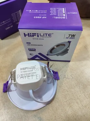 White and Gold Led Spot/Down Light for 7watts