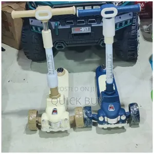 Car Style Kids Scooter With Lights