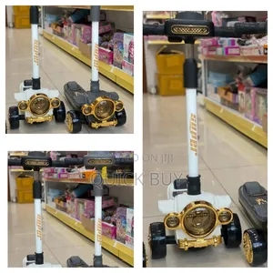 Kids Fancy Gold Scooter