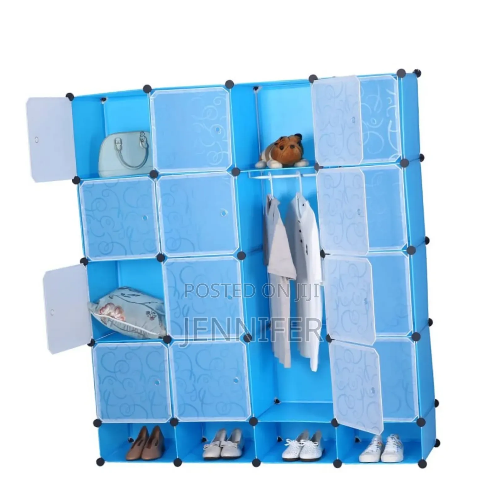 Portable, Modular Wardrobe and Storage Organizer