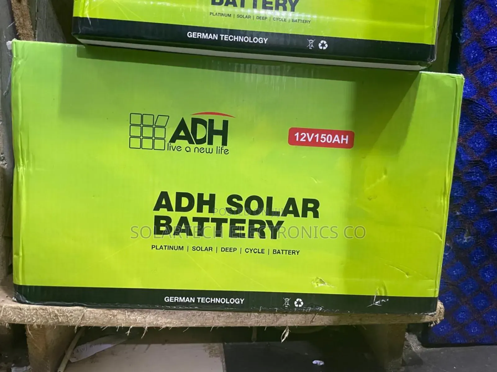 150ah 12v Original Adh German Technology Solar Battery Weko