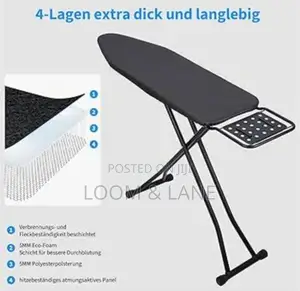Metal Mesh Adjustable Height Ironing Board