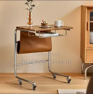 Strong Bedside Table With Storage Compartments