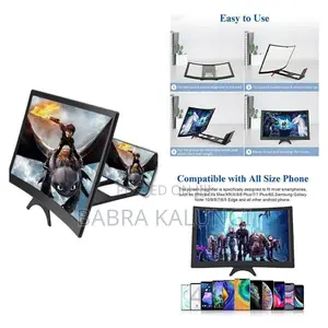 Curved Magnifier for Cell Phone -3d