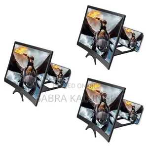 Curved Magnifier for Cell Phone -3d