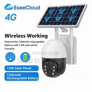 Solar 4g Stand-Alone Security Camera for Home Shop Office