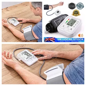 Automatic Digital Blood Pressure Monitor, White