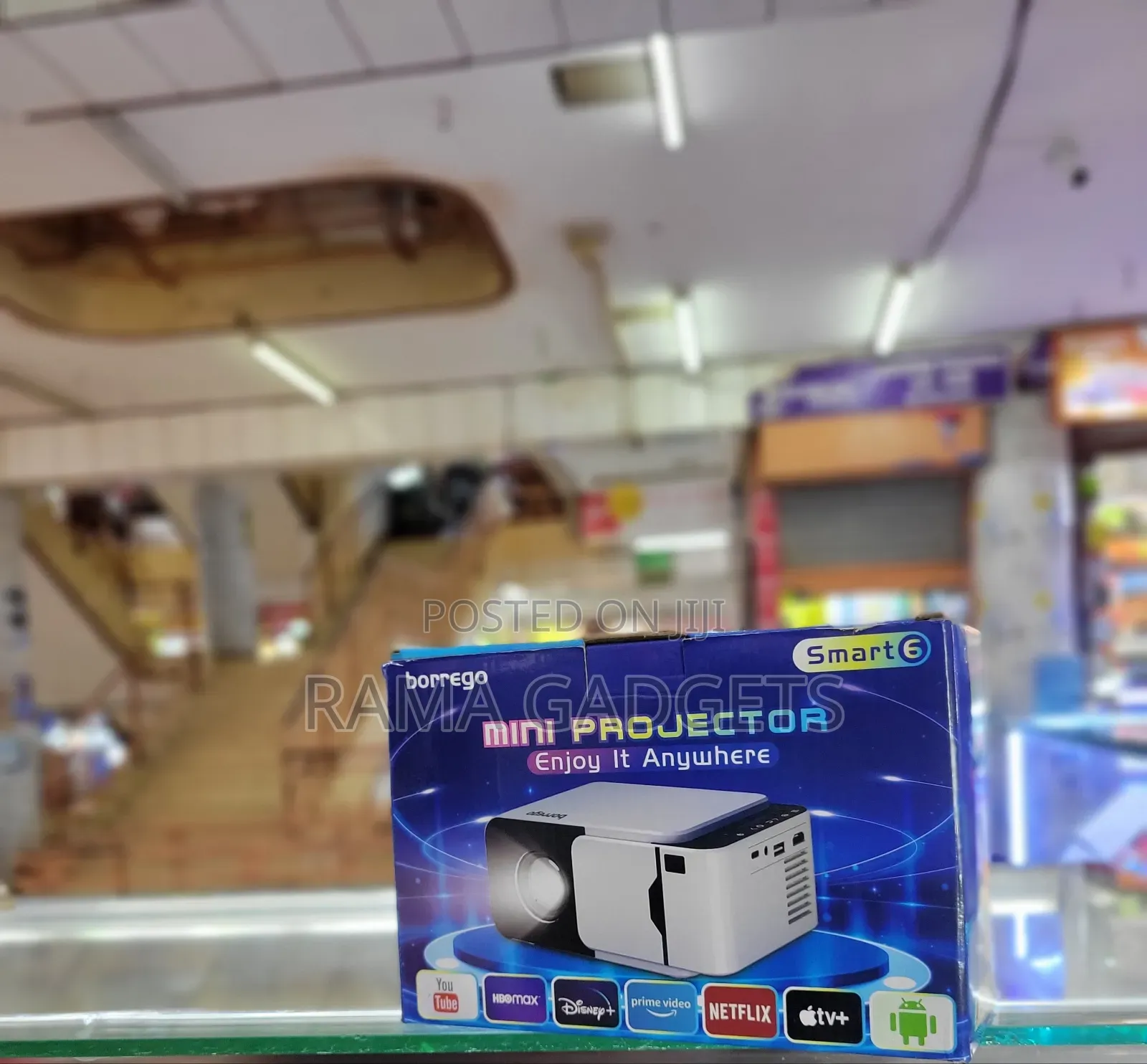 Borrego Smart 6 Mini Projector.