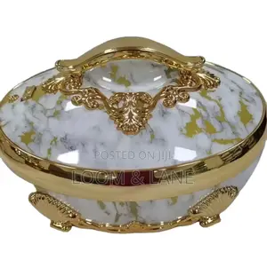 Round Gold Luxury Food Warmer(Chaffing Dish)