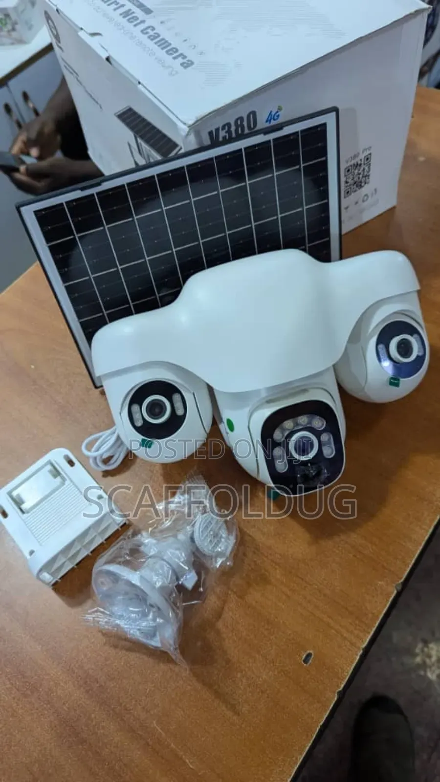 Triple Lense 3ptz Solar Camera Simcard 4g