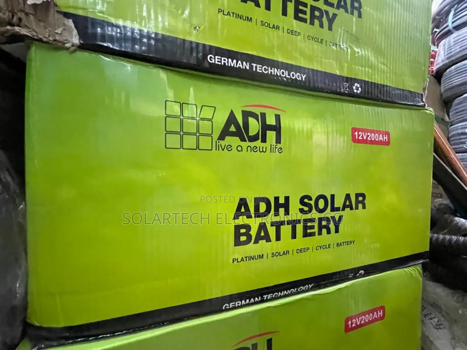 200ah Original Adh Solar Powder Battery Cwek