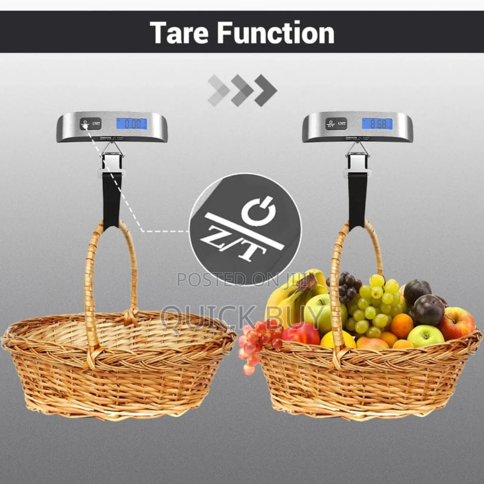 Digital Travel Luggage Scale, Max Weight 50kg
