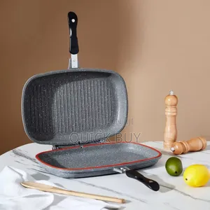 Non Stocy Dessini Aluminum Two-Sided Double Grill