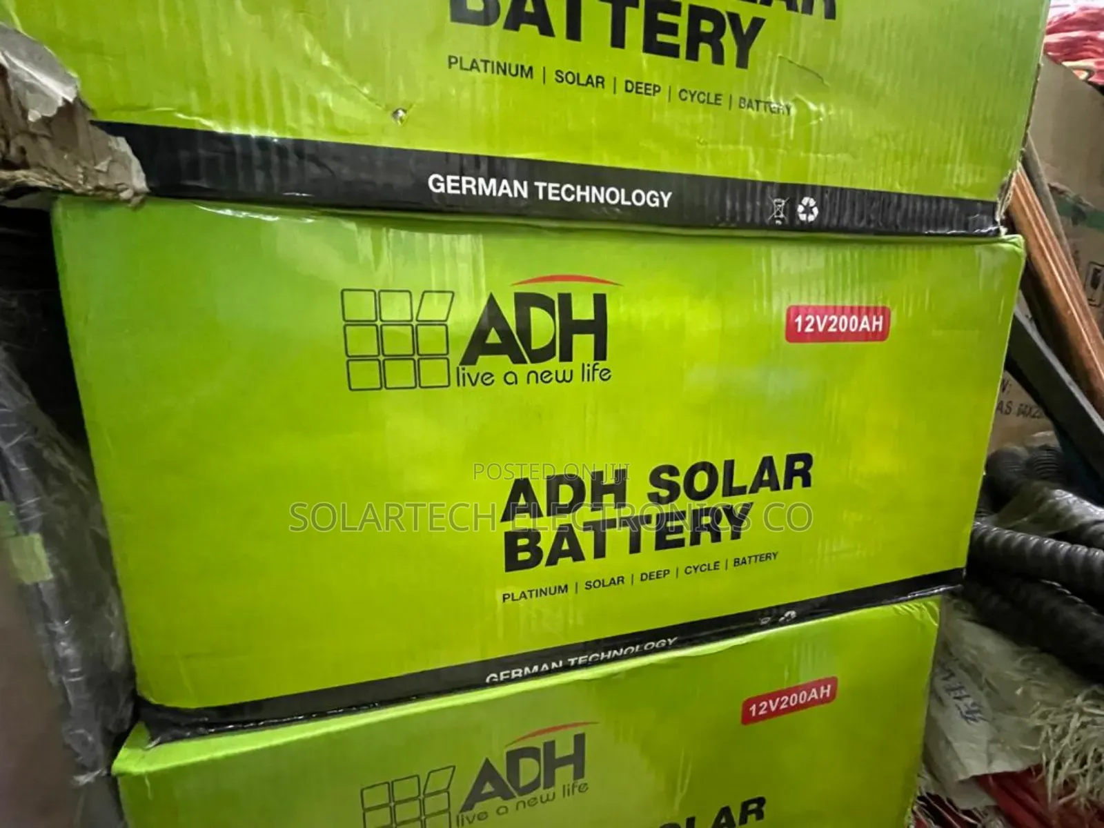 200ah Durable Adh German Technology Solar Battery Hwuh