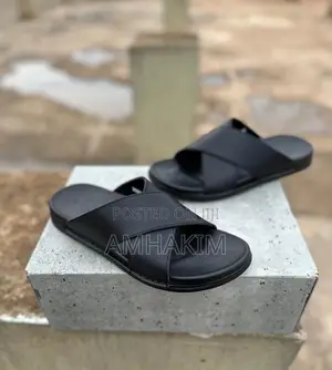 Classic Crossed Leather Ecco Men's Sandals in Stock