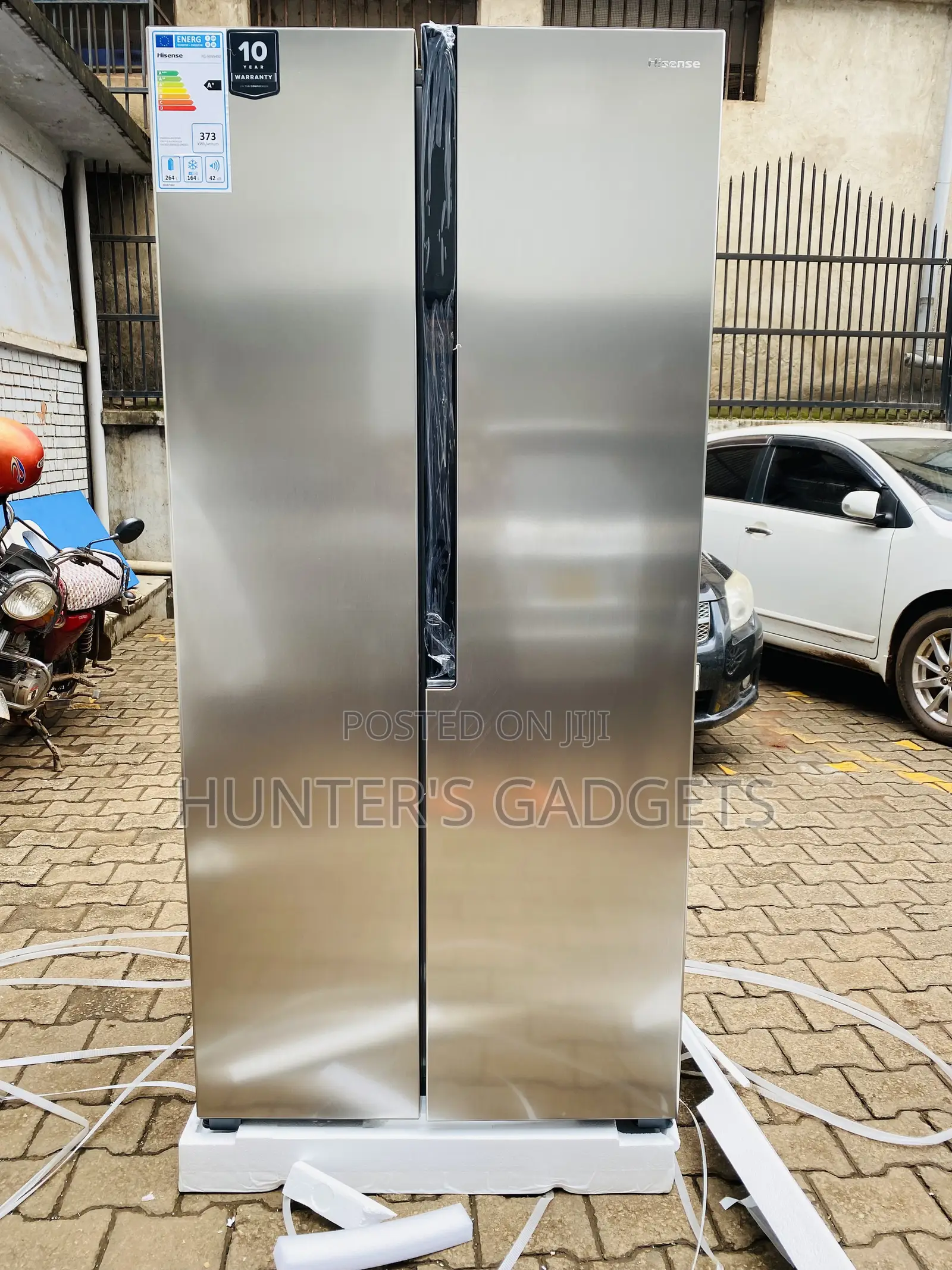 Hisense Side by Side 560 Liters Refrigerator Brand New