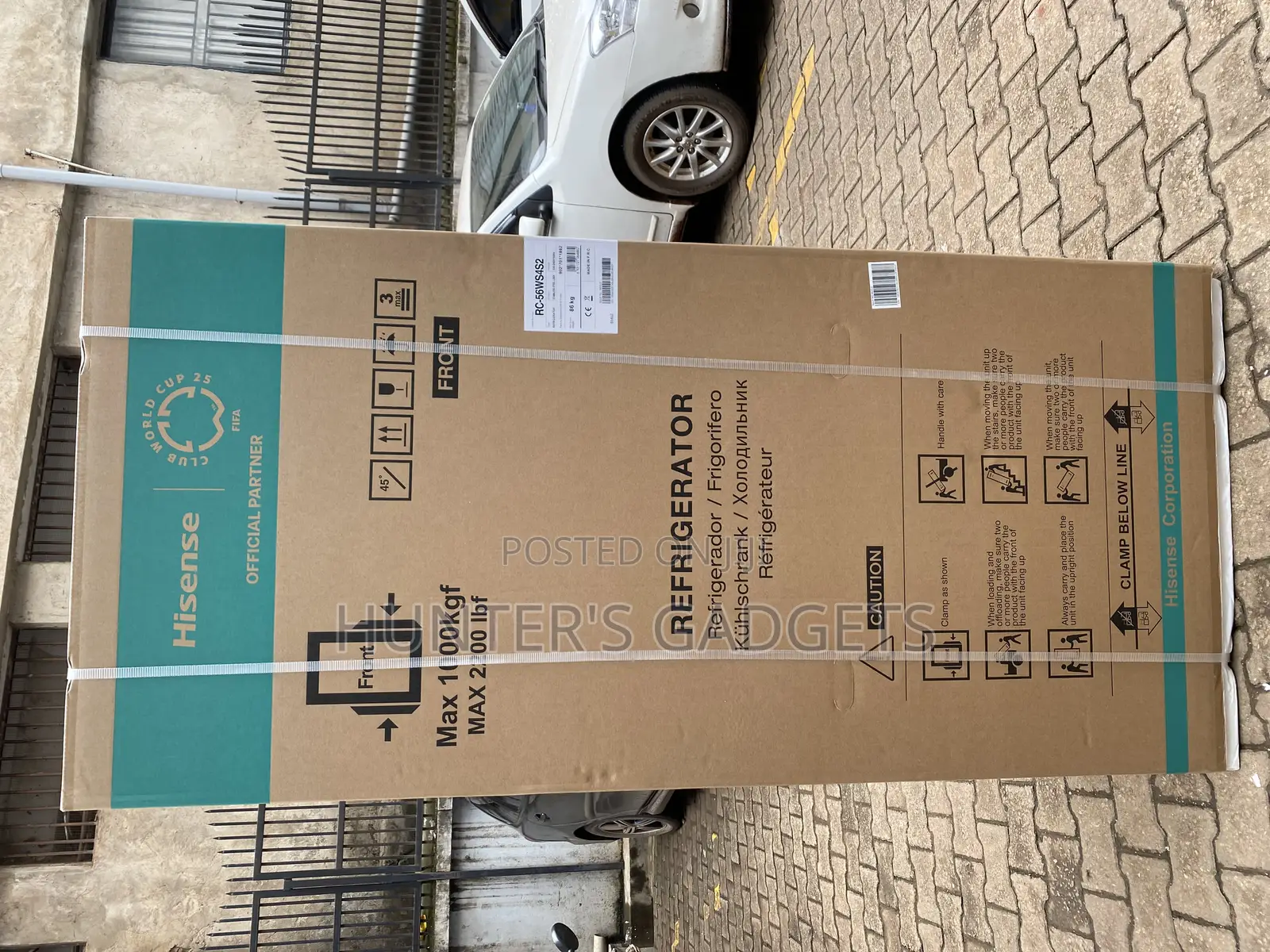 560 Liters Hisense Side by Side Refrigerator Frost Free New