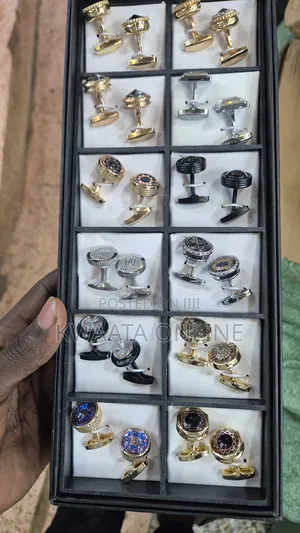 1 Pair Cufflinks Unique Classic Tone Set For Men