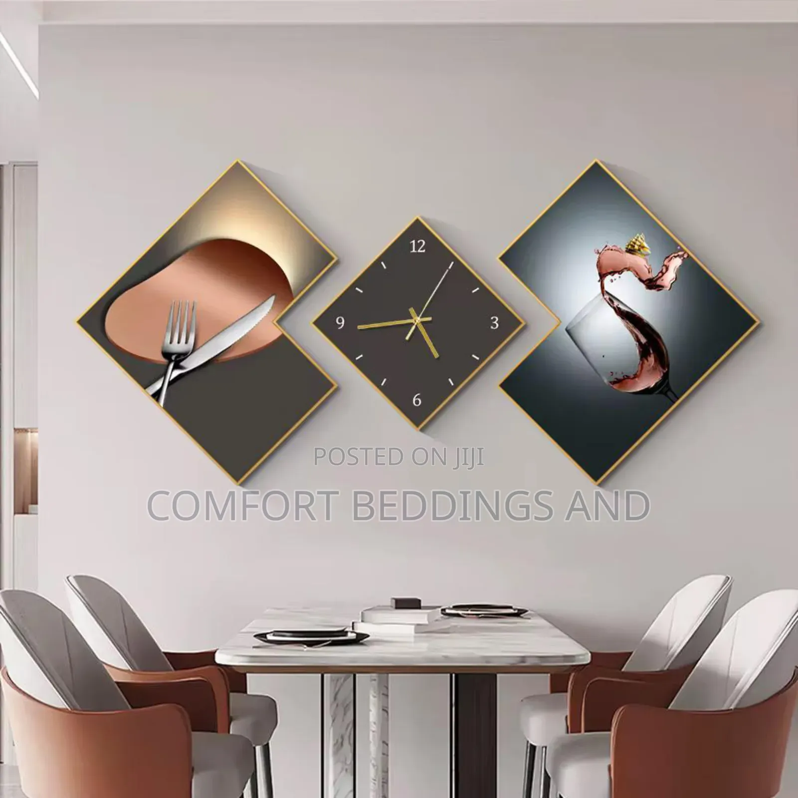 Clock Wall Canvas Decor