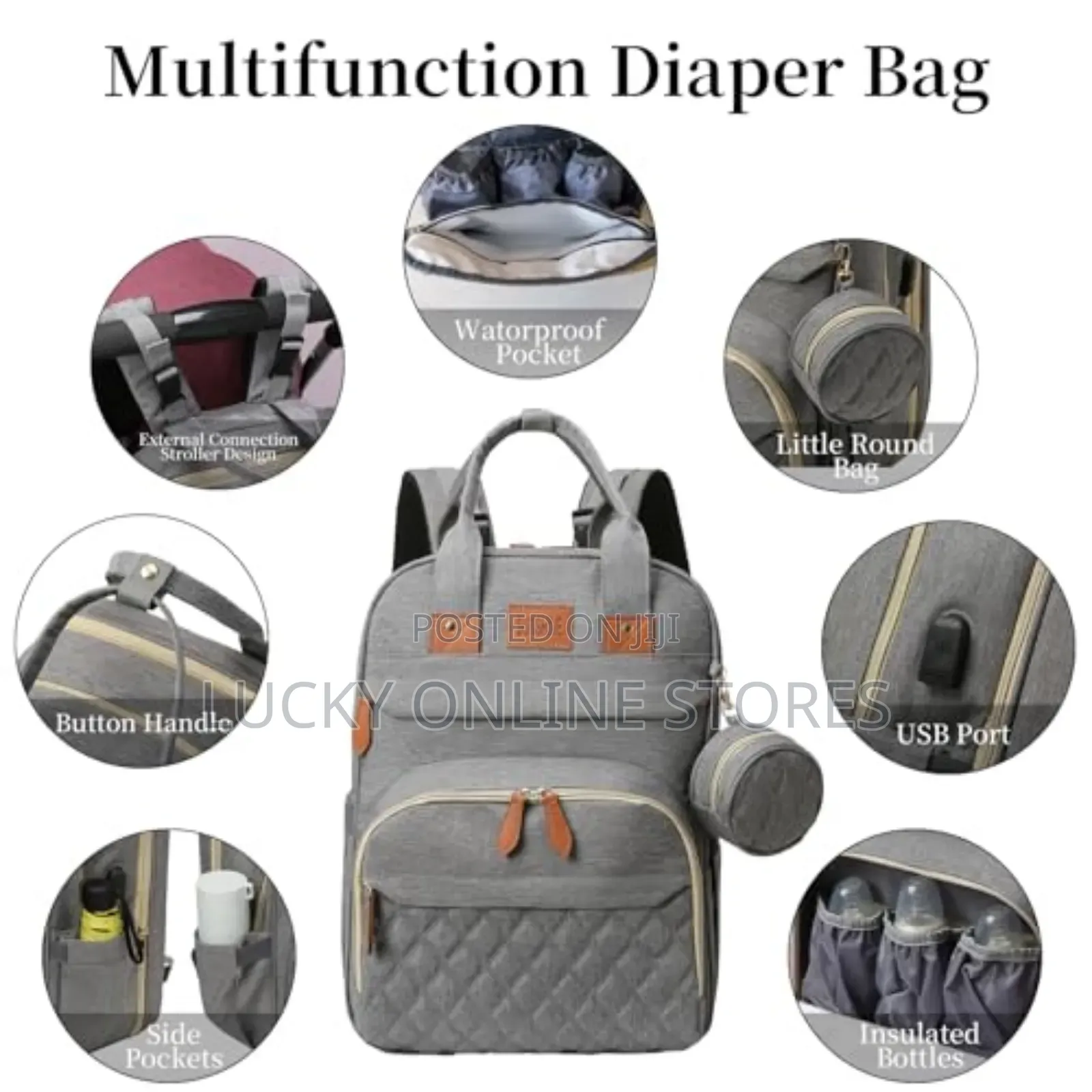 Multifunctional Waterproof Baby Bag