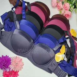 Women Ribbon Bra Size 34-46d Half Cup Balconette Support Bra