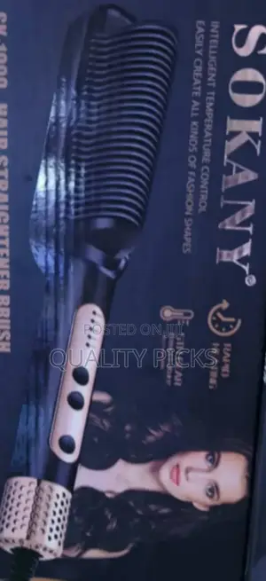 Sokany Hair Straightener Comb for a Professional Salons
